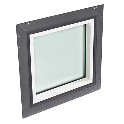 NEW VELUX 22-1/2 In. X 22-1/2 In. Fixed Pan-Flashed Skylight W/ Tempered Low-E3 • $390
