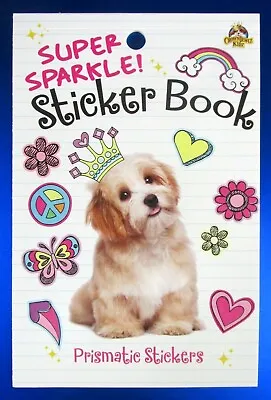 Crown Jewlz Dogs Peace & Love Prismatic Mini Sticker Book • $4.01
