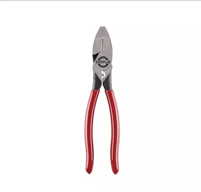 9-1/2 In. High Leverage Linesman Pliers With Crimping Tool Scaffold Pliers A1A • $44.98