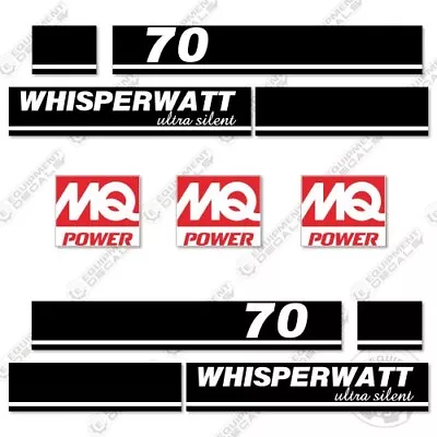 Fits Multiquip Generator WhisperWatt Decals 70  Replacement Sticker Set • $149.95