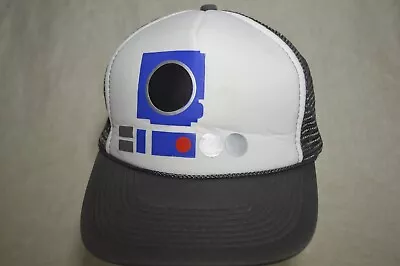 Star Wars R2D2 Gray Snapback Baseball Rope Cap Hat By Otto READ!! • $9.34