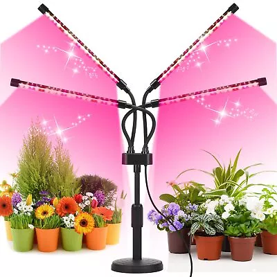 Grow Lights For Indoor Plants Four Head LED Grow Light With Full Spectrum & ... • $25.34