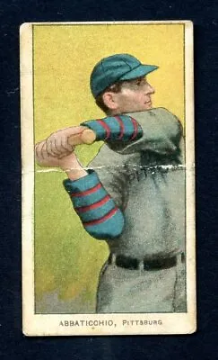 1909-11 Sweet Caporal CIGARETTES T206 ED ABBATICCHIO BLUE SLEEVES PIRATES • $132.61