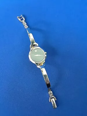 Authentic Movado Women Kara 81 A1 1846 Two Tone Bangle Watch Black Museum Dial • $125