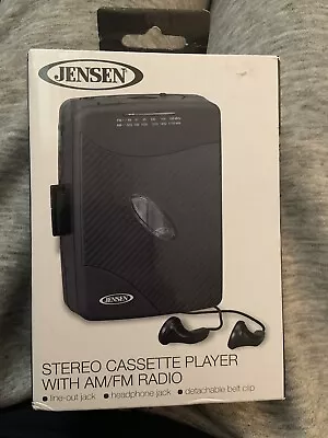 Vintage Jensen SCR-75 Portable Walkman Type Cassette Player W/ Earbuds - Works • $20