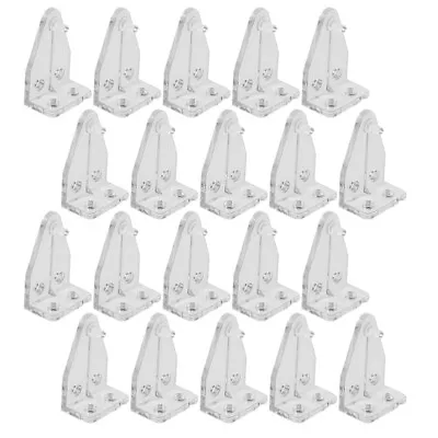 20 Pcs Bottom Rail Hold Clips Mini Blind Hold Down Brackets Venetian Blind • $8.07