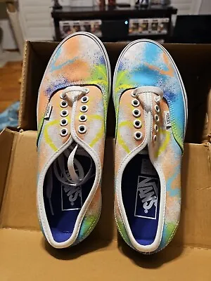 Vans Women's Authentic Retro Mart Multicolor Skate Shoes Size W 9 M 7.5 NWB • $34.99