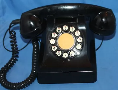 Microtel Telephone Model 999 Rotary Push Button Black Phone • $14.99