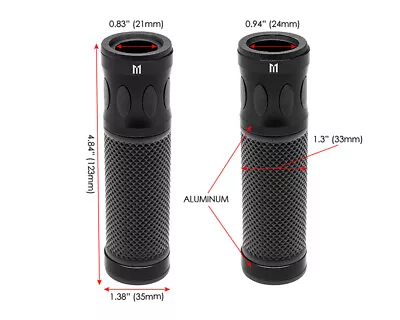 $24.23 • Buy Motorbike Handgrips For Suzuki Bandit GSR GSXR GSX 600 650 750 1000 1200 1250
