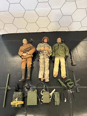 3X 1990s-2000s Gi Joe Action Figures With Accessories  • $28.12