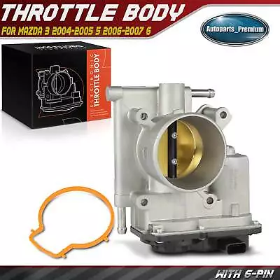 Fuel Injection Throttle Body With TPS Sensor For Mazda 3 2004-2005 5 2006-2007 6 • $64.99