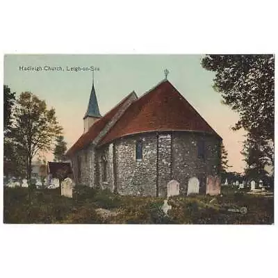 LEIGH ON SEA Essex Hadleigh Church Postcard Unused • £4.50