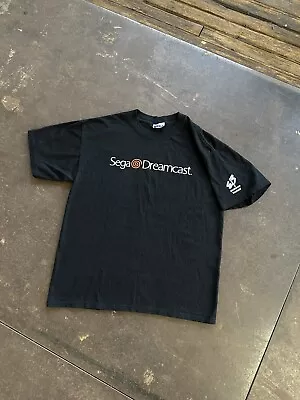 Vintage SEGA DREAMCAST Console Launch Black T-Shirt Sz L Video Game Promo • $70