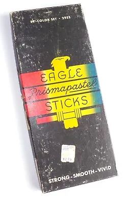 Vintage Eagle Prismapastel Sticks Pastels 24 -Color Set  2953 Used • $24.68