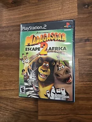 Madagascar: Escape 2 Africa (Sony PlayStation 2 2008) FACTORY SEALED • $18