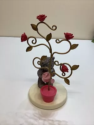 £24.95 • Buy Me To You Bear Figurine Ornament Tatty Teddy Large Cake Topper Growing Roses