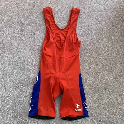 £19.99 • Buy Red Cycling Bib Shorts Vest Size 2XL Mens Lycra     H