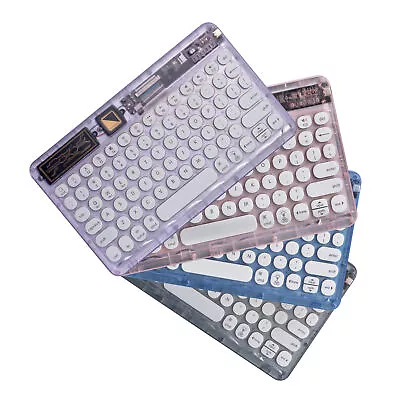 LED Rechargeable Bluetooth Keyboard For MAC IOS Android PC IPad Windows Tablet • $47.01