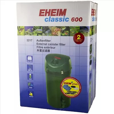 Eheim Classic 600 - 2217  (With Sponge Media) Canister Filter • $353.05