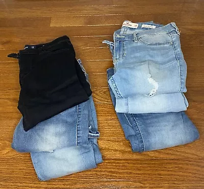 You Pick! Girls Women Teen Jeans Hollister Aeropostale Skinny Size 00/0/1/3 • $10