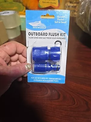 Seaworks Quick Flush KIT Mercury Yamaha Outboard Water Hose Connector  • $14.99