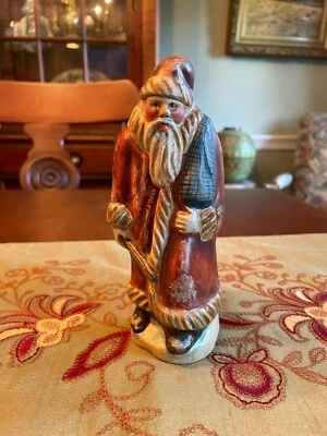 $150 • Buy 1994-590 Vaillancourt Folk Art  Aschenklaus  Santa 7 Inches