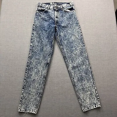 Vintage Levis 550 Jeans Orange Tab Mens Size 32x34(30x33) Acid Washed Blue • $59.95