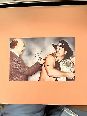 Vintage WWF HOFer Wrestling Great Stan Hansen 4X6 Autograph Photo. • $10