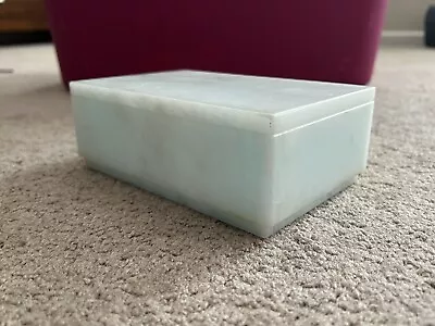 White Marble Box With Lid • $15