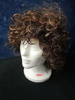 Vivica A Fox Wig Human Hair Pure Wavy Curly Brown EXCELLENT CONDITION Used • $40