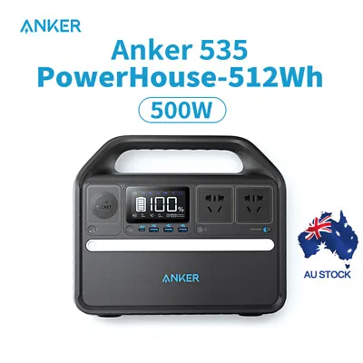 $809.10 • Buy Anker 535 Portable Power Station, 512Wh AC Outlets, 500W Powerhouse For Outdoor