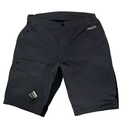 Musto BR1 Men’s West Marine Waterproof Race Shorts Gray - Size Large • $59.97