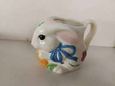 Lenox Poppies On Blue Rabbit Creamer Lenox Barnyard Bunny • $14.99