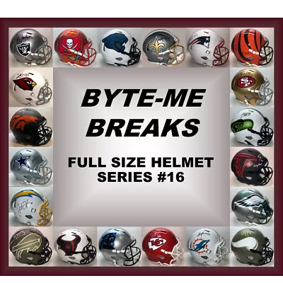 Green Bay Packers Autographed Full Size Helmet Series #16 - Live-break #22 • $9.99