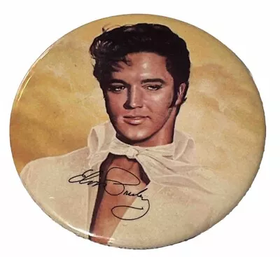 1986 Elvis Presley 3 Inch Pinback  • $0.99