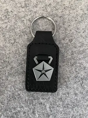 Chrysler 1970s Style Pentastar Keyring Valiant  BLACK VC VE VF VG VH VJ VK CL CM • $29.95