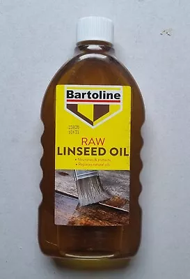 Raw Linseed Oil Bartoline Garden Furniture Oil 5L Container Or 500ml Bottle New • £8.99