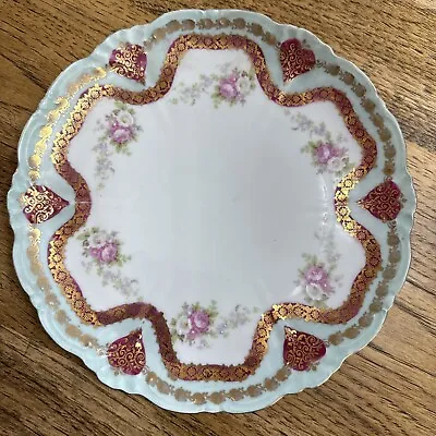 Antique M.Z. AUSTRIA Luncheon Plate - Circa 1891 - 1917 Floral • $35