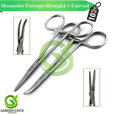 Dental Hemostat Mosquito Forceps Artery Suture Clamp Locking Surgical Dissecting • $11.29