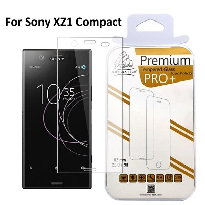 $7.39 • Buy For Sony Xperia XZ1 Compact Screen Protector Genuine Gorilla Tech Tempered Glass