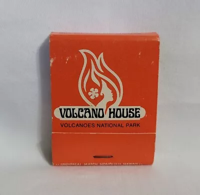 Vintage Volcano House Hotel Girlie Matchbook Hawaii Advertising Matches Full • $12.99