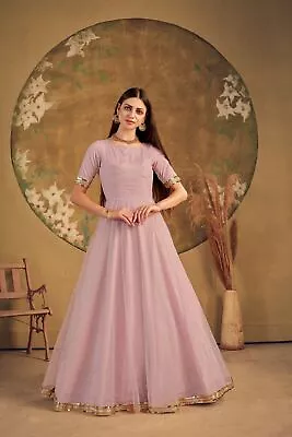 Indian Pakistani Gown Salwar Kameez Designer Bollywood Party Wear Wedding Suit • $99.12