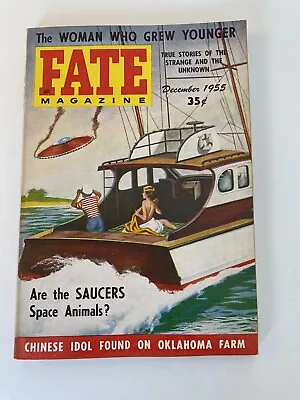 Fate Magazine December  1955 Are The Saucers Space Animals • $11.99