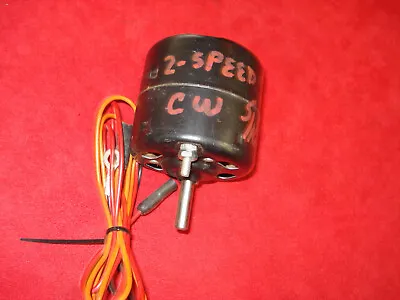 Heater Blower Motor 12 VOLT- 2 SPEED  N.O.S  Rotation Clockwise • $60