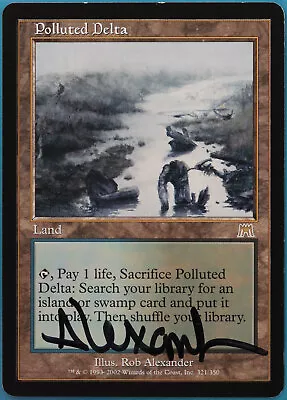 Polluted Delta Onslaught NM Land Rare SIGNED MAGIC CARD (ID# 452672) ABUGames • $101.19