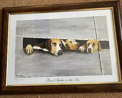 Quorn Hunt Hounds  Prints By Ken Noble • £25