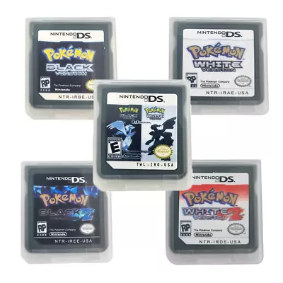 NDS 2DS 3DS XL Pokemon For Nintendo Black / White / Black 2 / White2 Game Card • $22.99