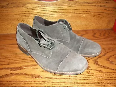 MARC ANTHONY Brown Suede Cap Toe Lace Up Men's Shoes Sz. 9.5M Clean-Sharp. • $23.99