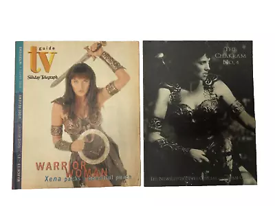 Xena Warrior Princess TV Guide AU REL MARCH 1998 + CHAKRAM OFC MAGAZINE #4 NEW • £12.89