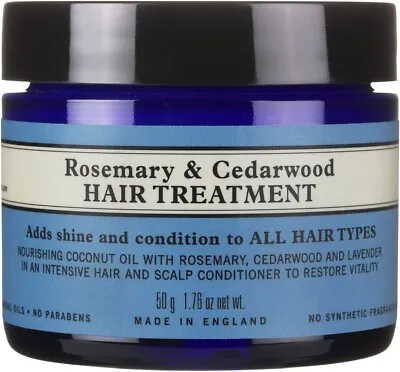 Neal’s Yard Remedies | Rosemary And Cedarwood Hair Treatment | Vegan Organic 50g • £14.85